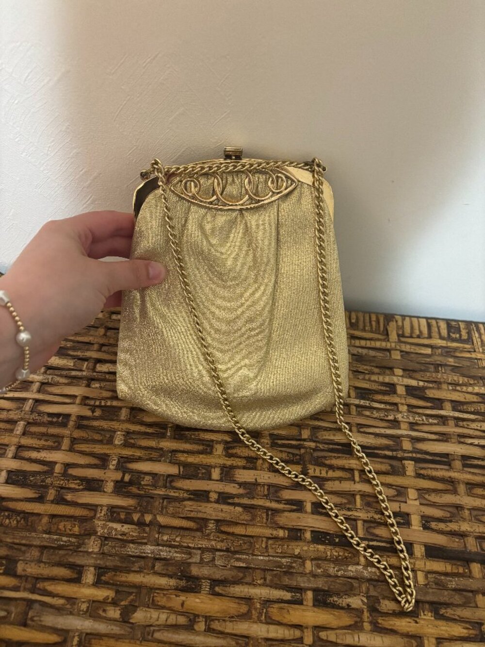 Gold Evening Purse Clutch
